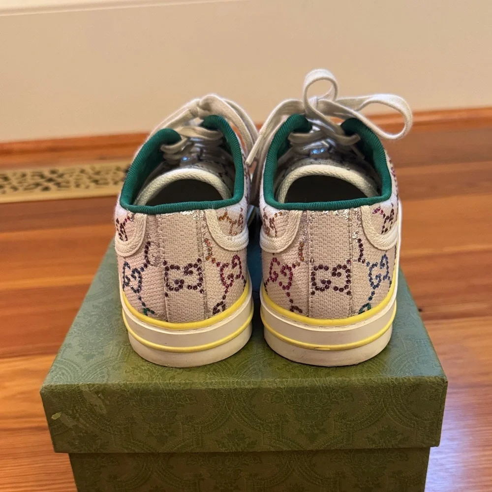 Gucci 1977 Crystal Embellished Sneaker - Picture 4 of 6